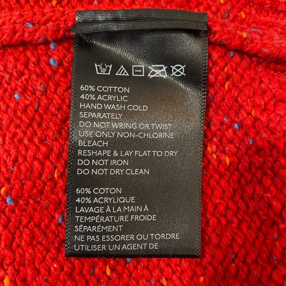 Urban Outfitters Men Red Crew Neck Long Sleeves Character Hero Xmas Sweater S - Picture 6 of 6